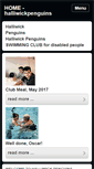 Mobile Screenshot of halliwickpenguins.org