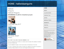 Tablet Screenshot of halliwickpenguins.org